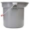 Rubbermaid Commercial 14 qt Gray, Plastic FG261400GRAY - alternate 1